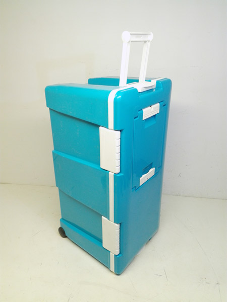 nevera camping picnic 2ruedas 2bandejas tailandia asia plastico 38x75x36 1u